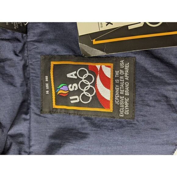 Vintage JCPenny USA Olympics Track Suit w Tshirt size XL Pants Windbreaker Jacke - Picture 2 of 16